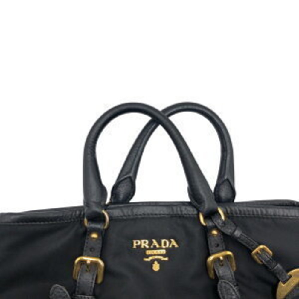 Prada leather Tessuto Bag nylon Shoulder black - Picture 6 of 9